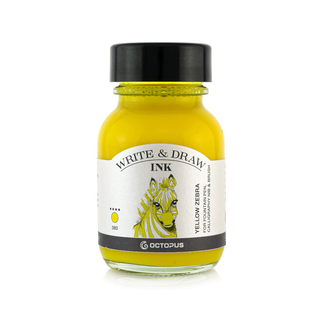 Octopus Ink Bottle Write & Draw 50 ml 380 Yellow Zebra
