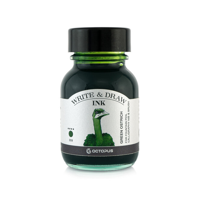 Octopus Ink Bottle Write & Draw 50 ml 359 Green Ostrich