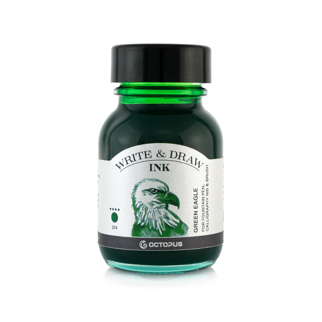 Octopus Ink Bottle Write & Draw 50 ml 374 Green Eagle