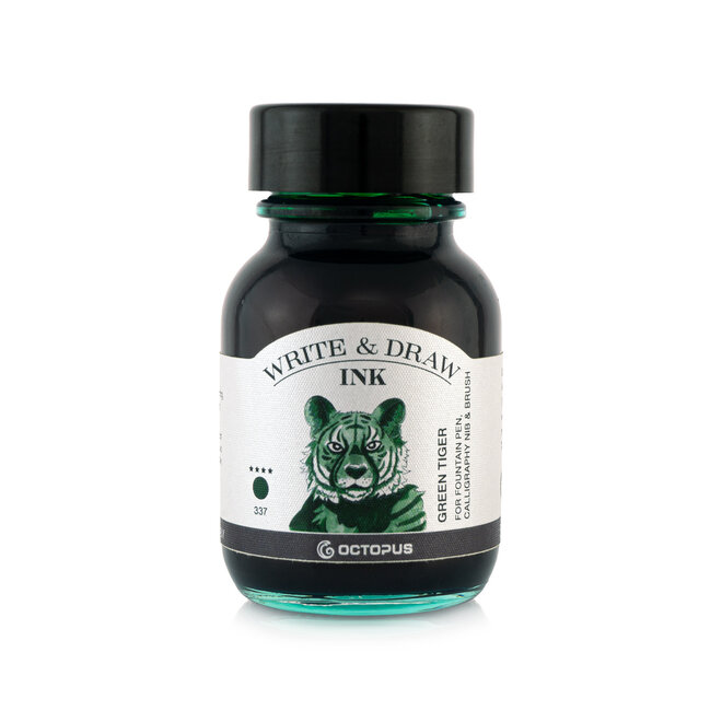 Octopus Ink Bottle Write & Draw 50 ml 337 Green Tiger