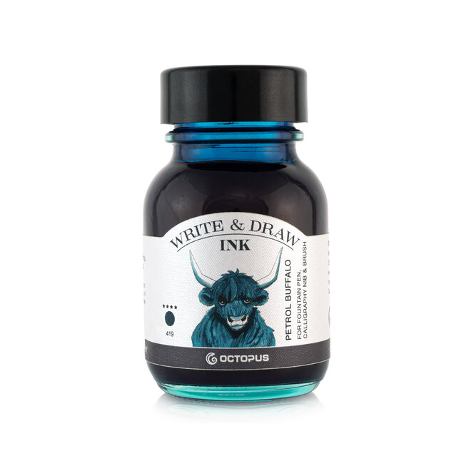 Octopus Ink Bottle Write & Draw 50 ml 419 Petrol Buffalo