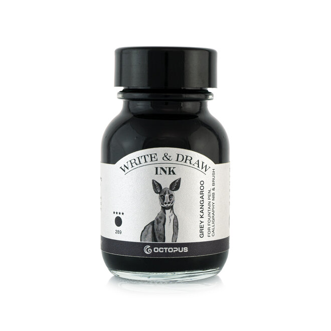 Octopus Ink Bottle Write & Draw 50 ml 289 Grey Kangaroo