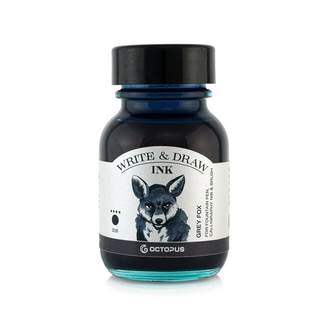 Octopus Ink Bottle Write & Draw 50 ml 356 Grey Fox