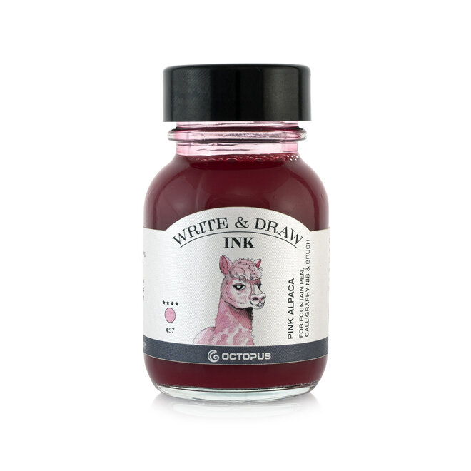 Octopus Ink Bottle Write & Draw 50 ml 457 Pink Alpaca