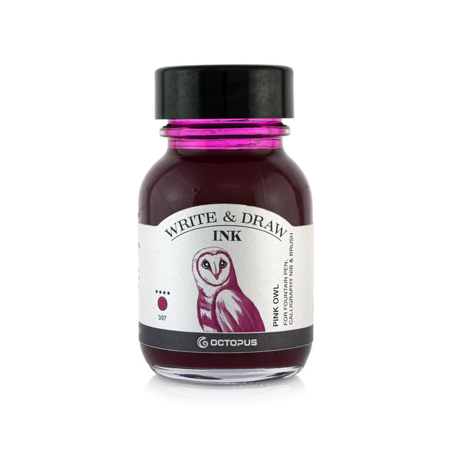 Octopus Ink Bottle Write & Draw 50 ml 397 Pink Owl