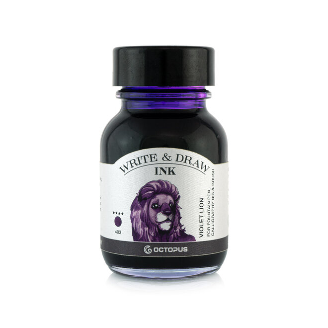 Octopus Ink Bottle Write & Draw 50 ml 403 Violet Lion