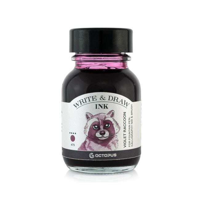 Octopus Ink Bottle Write & Draw 50 ml 479 Violet Raccoon