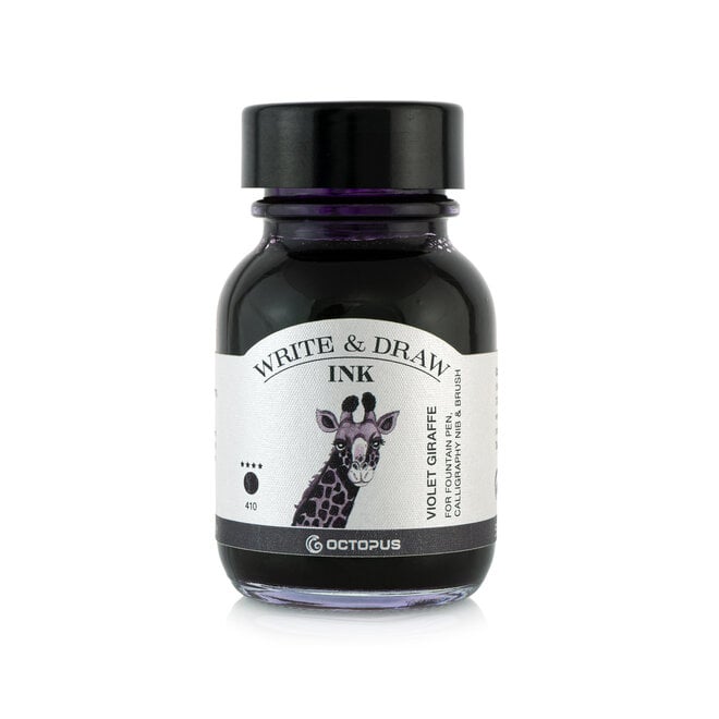 Octopus Ink Bottle Write & Draw 50 ml 410 Violet Giraffe