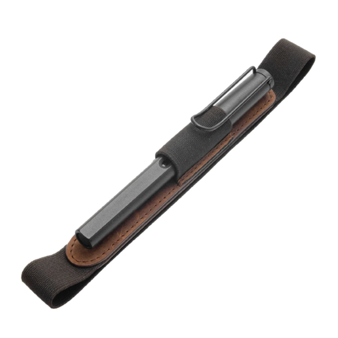 Endless Leather Pen Loop - Brown