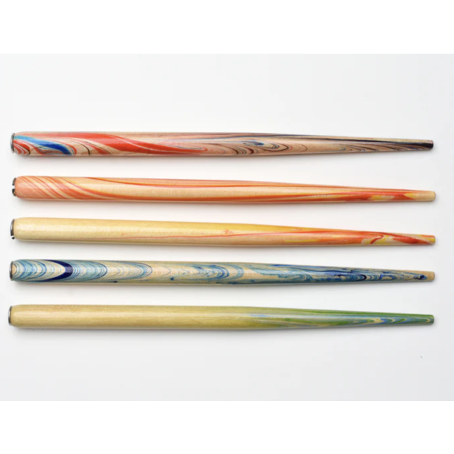 Calligraphy Penholder Marbled Wood Pen Nib Holder