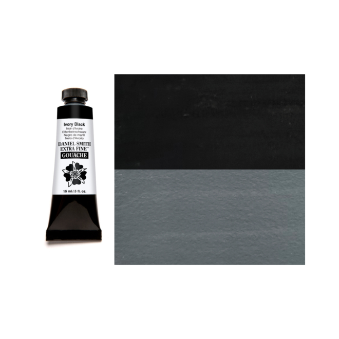 Daniel Smith Gouache - 15ml Series 1 - Ivory Black