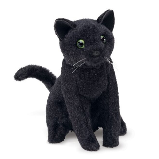 Folkmanis Finger Puppet - Mini Black Cat