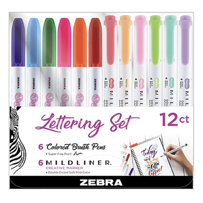 Lettering 12Pc Set