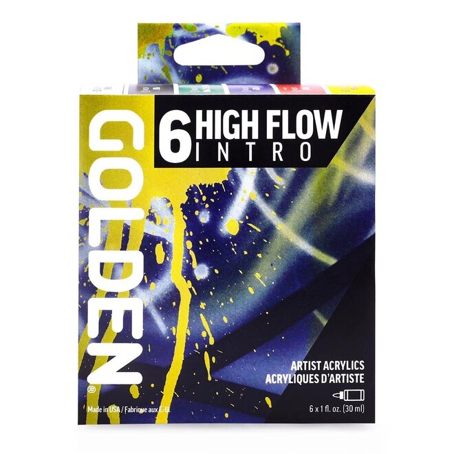 Golden High Flow Acrylic 1Oz Intro Set 6Pk