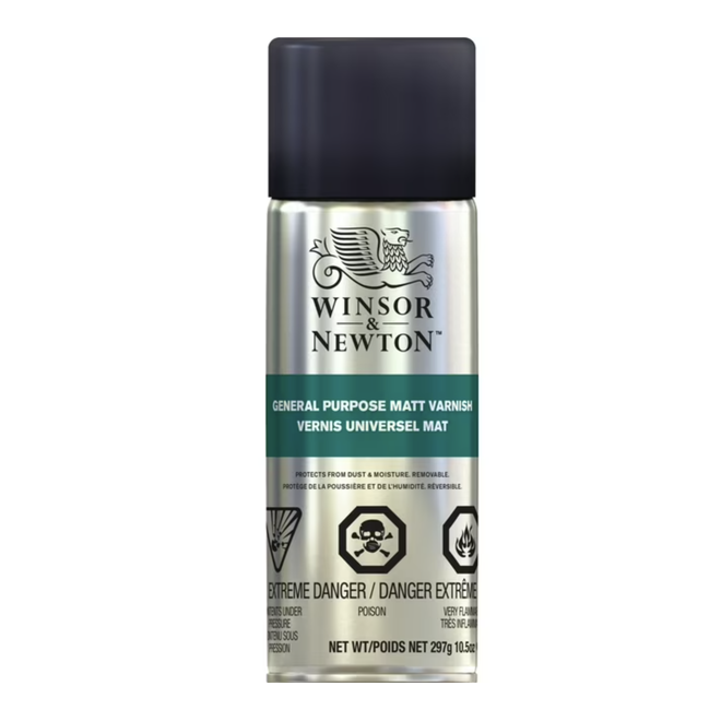 Winsor Newton General Purpose Aerosol Matte Varnish