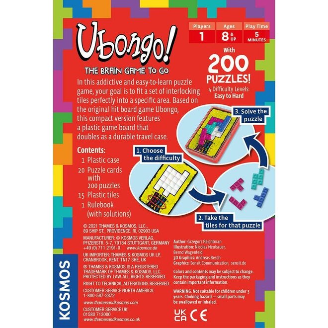 Ubongo: The Brain Game To Go
