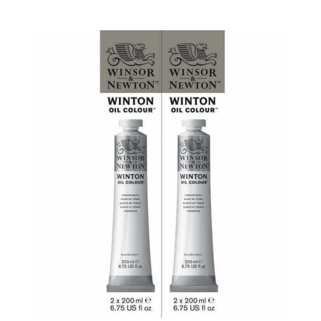 Winton Oil Titanium White Twin Pack