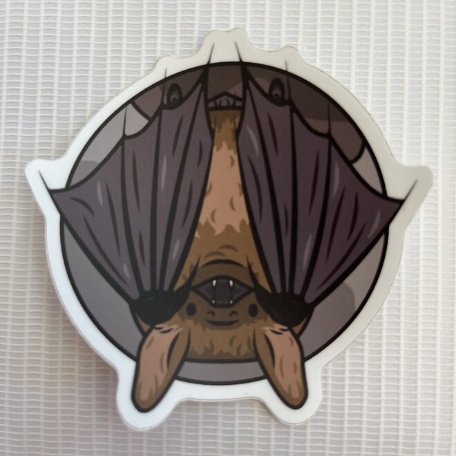 Cave Bat | Large Printed Vinyl Sticker