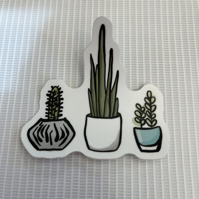 Potted Plants | Large Printed Stickers