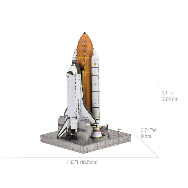 Metal Earth Iconx - Space Shuttle Launch Kit