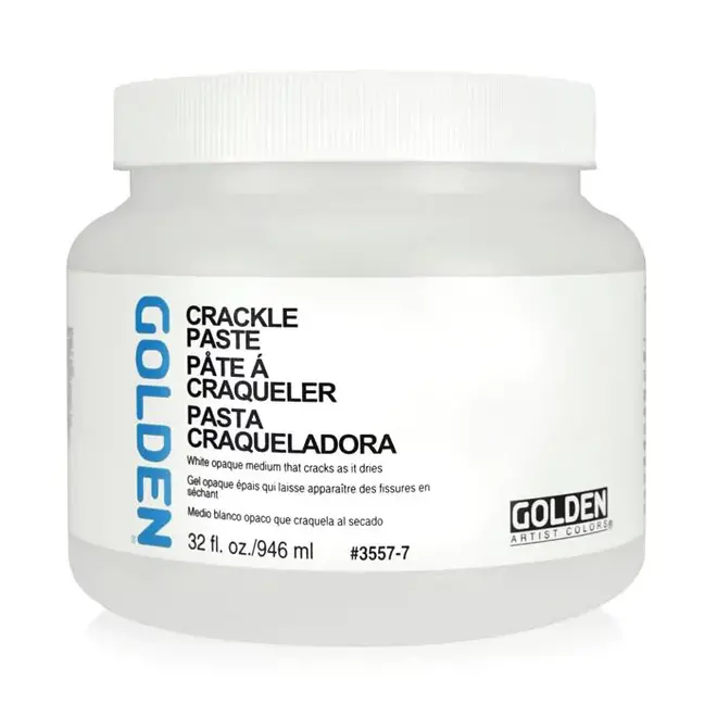 Golden Acrylic Medium 32 Oz 1 litre Crackle Paste