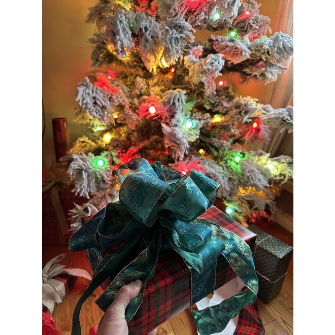 7.5' Heavy Flocked Lit Christmas Tree