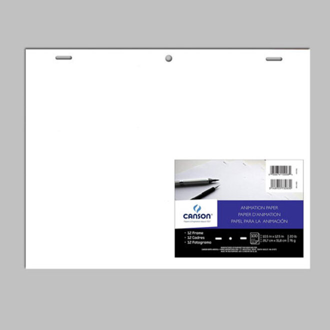 Canson Acme 12 Frame Animation Paper 10.5X12.5 100Pk