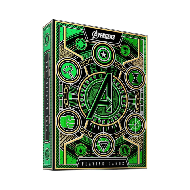 Theory 11 Playing Cards - Avengers (Green)