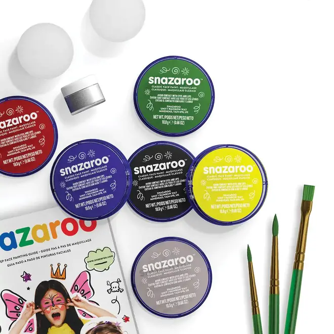 Snazaroo Face Paint 18Ml Bright Yellow