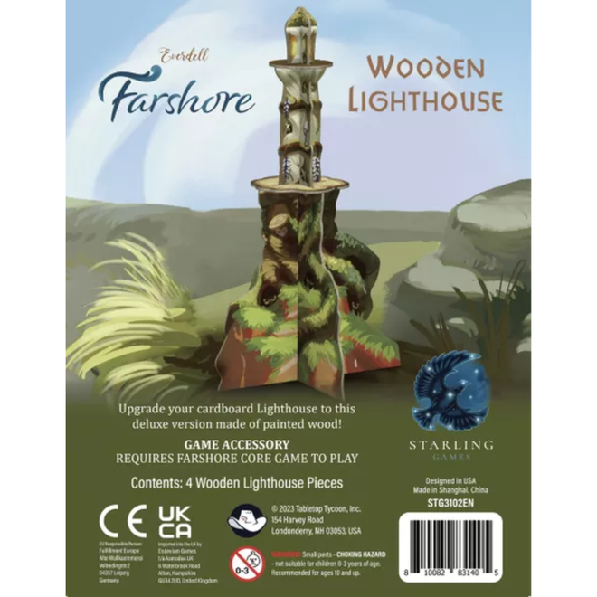 Everdell: Farshore - Wooden Lighthouse Game Accessory