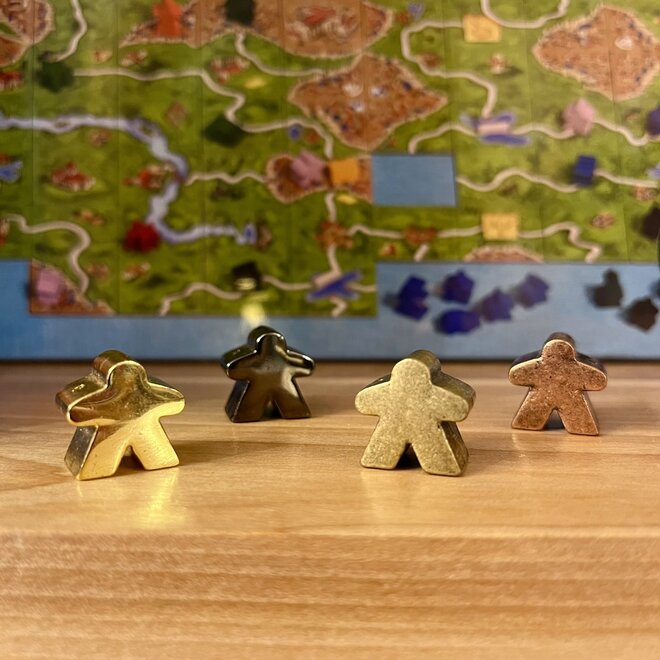 Poseidon'S Forge Metal Meeple Magnets - Assorted Colours
