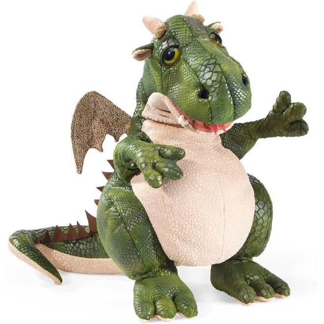 Folkmanis Puppet - Friendly Dragon