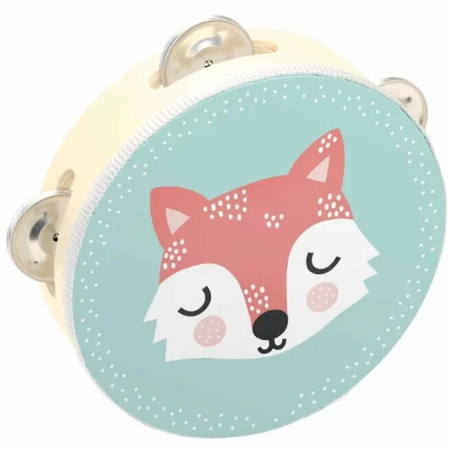 Vilac - Fox Wooden Tambourine