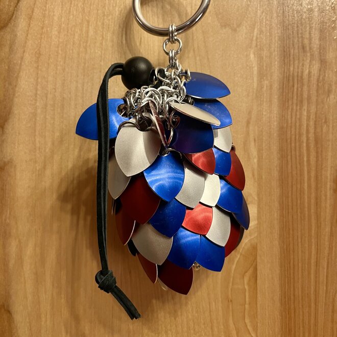 Poseidon'S Forge Dice Bag - Red, Blue, Silver - Small