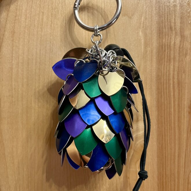 Poseidon'S Forge Dice Bag - Blue, Green, Purple, Gold - Small