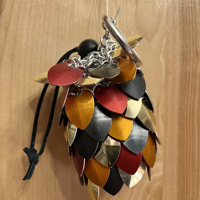 Poseidon'S Forge Dice Bag - Red, Orange, Black, Gold - Small
