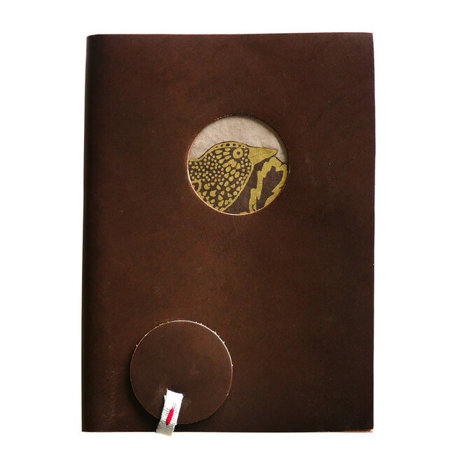 Lamali Aurore Soft Cover Handmade Journal  5.9x8.3" - Pink/Taupe - 160 Cream Laid Pages