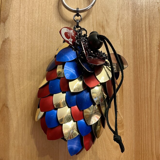 Poseidon'S Forge Dice Bag - Red, Blue, Gold - Medium