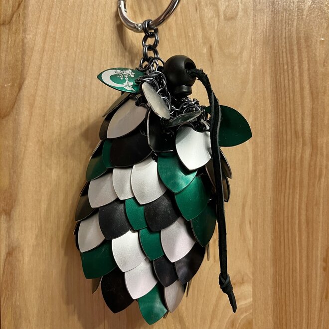 Poseidon'S Forge Dice Bag - Black, Green, Silver - Medium