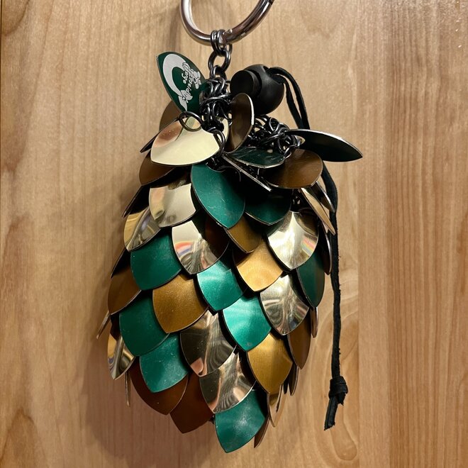 Poseidon'S Forge Dice Bag - Green, Gold, Copper - Medium