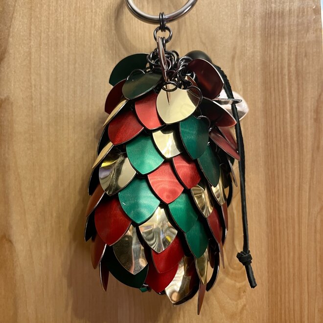 Poseidon'S Forge Dice Bag - Red, Green, Gold - Medium