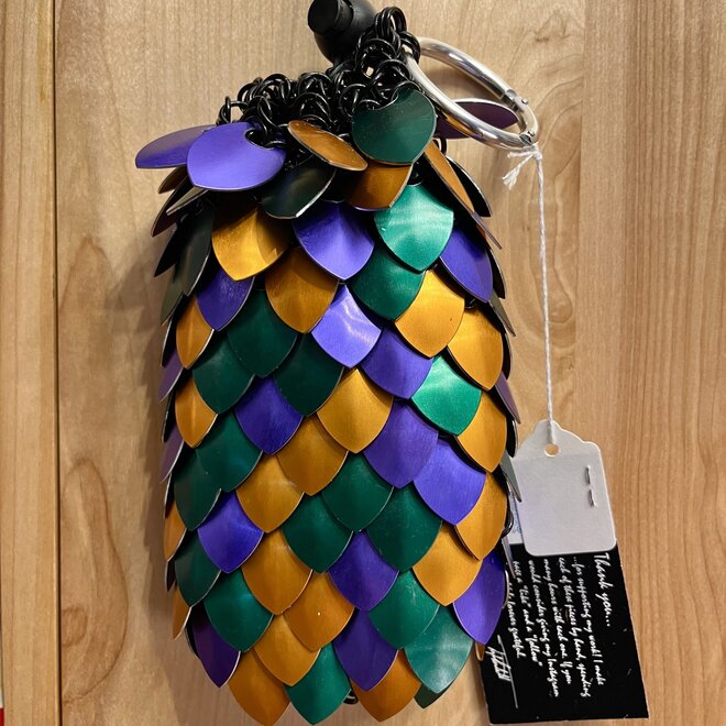 Poseidon'S Forge Dice Bag - Purple, Green, Orange - Large