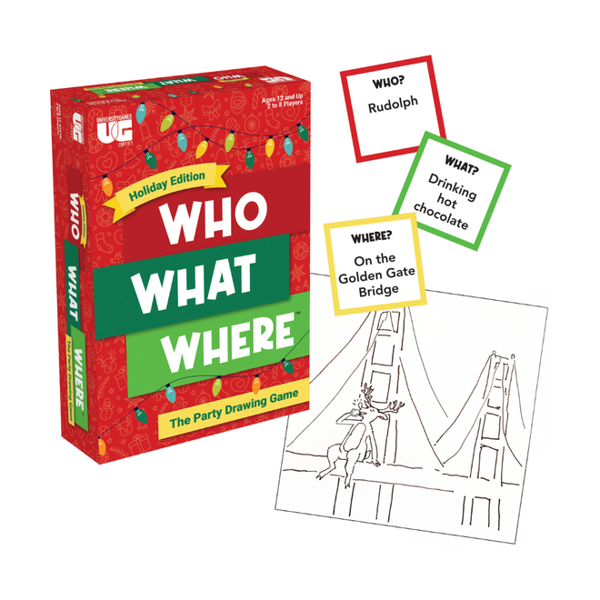 Who What Where: The Party Drawing Game - Holiday Edition