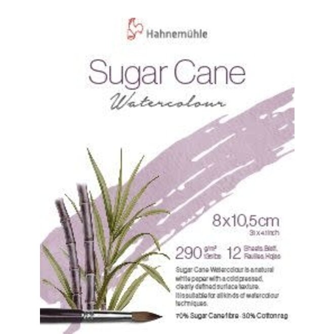Hahnemuhle Sugar Cane Watercolour Pad - 3.1x4.1 inch 12sheets