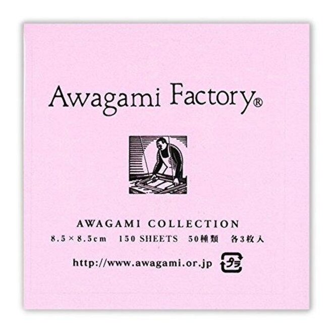 Awagami Factory - Washi Block 3.3x3.3 mixed colors