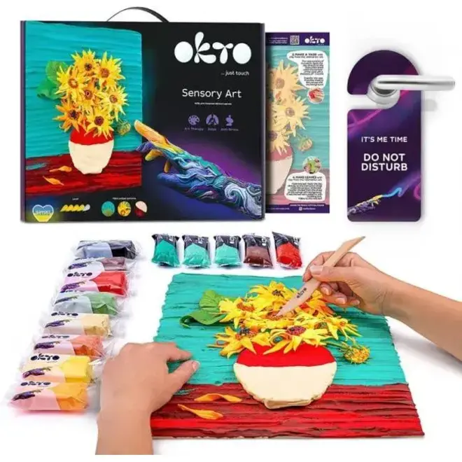 OKTO Sensory Art - Vincent Van Gogh 3D Sunflowers Kit