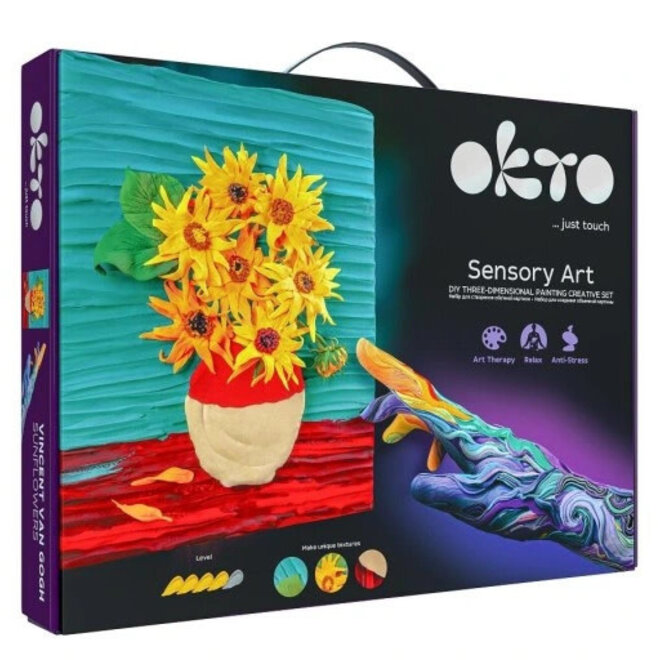 OKTO Sensory Art - Vincent Van Gogh 3D Sunflowers Kit