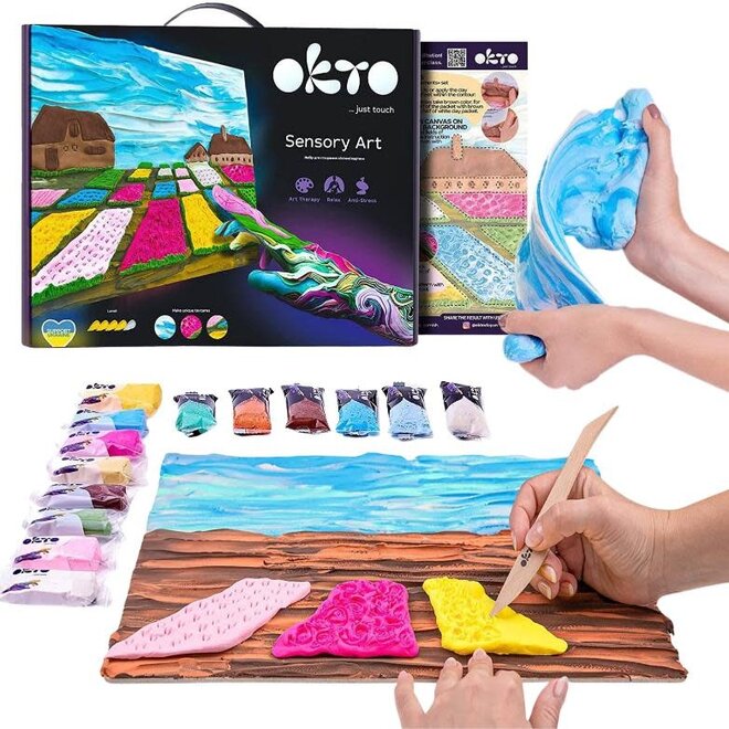 OKTO Sensory Art - 3D Vincent Van Gogh Flower Beds In Holland Kit