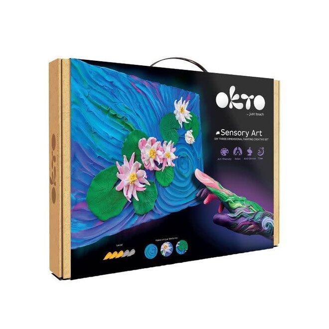OKTO Sensory Art - 3D Painting Claude Monet Water Lilies Kit