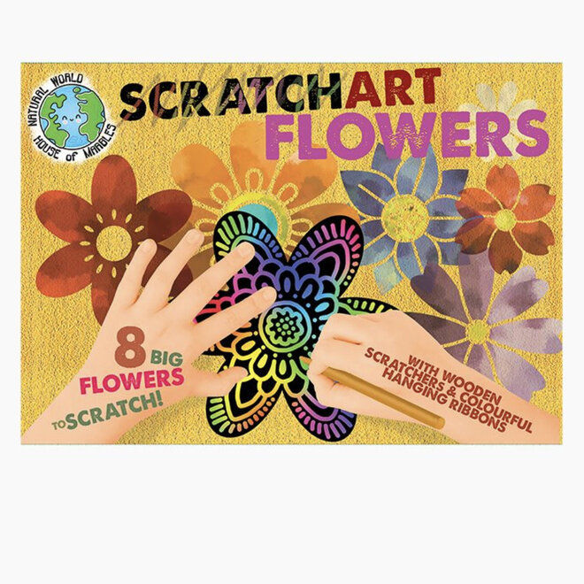 Scratch Art Flowers